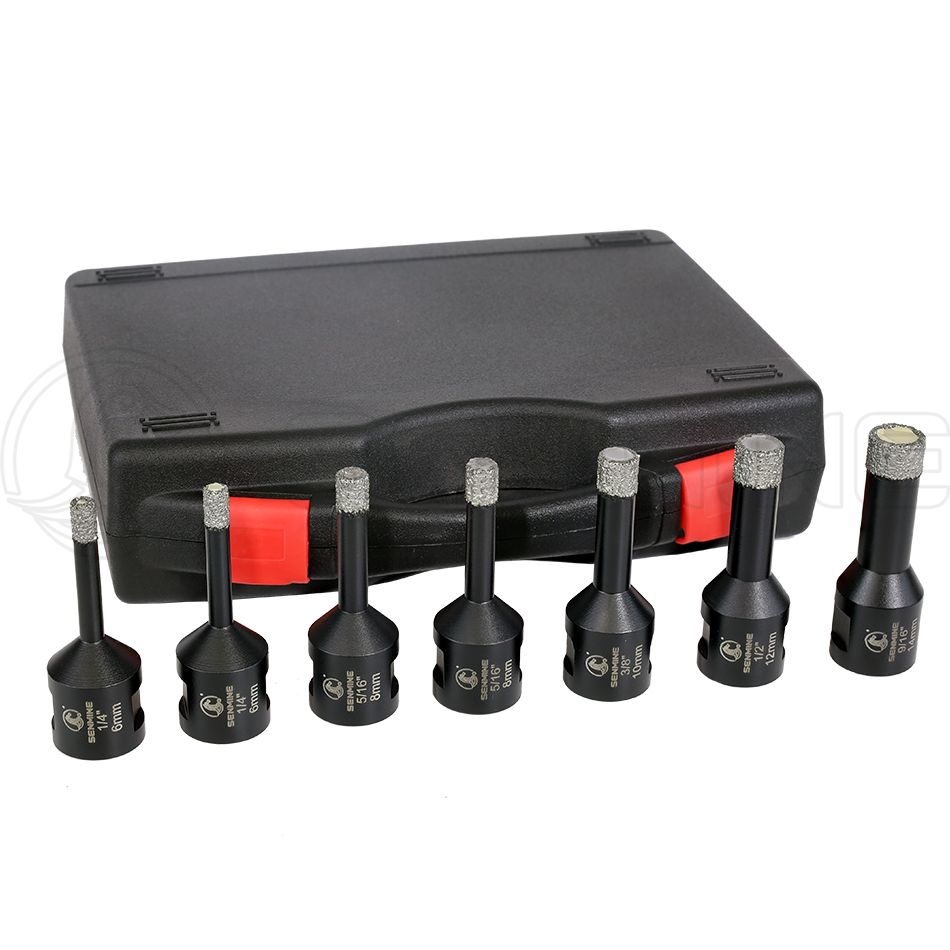 Vacuum Brazed Diamond Core Drill Bit Set D7614 5 Vacuum Brazed Diamond Core Drill Bit Set D7614 - Image 2
