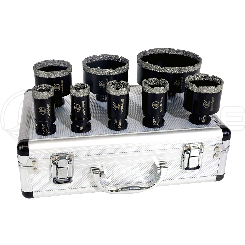 Vacuum Brazed Diamond Core Drill Bit Set D825100 5 Vacuum Brazed Diamond Core Drill Bit Set D825100 - Image 2