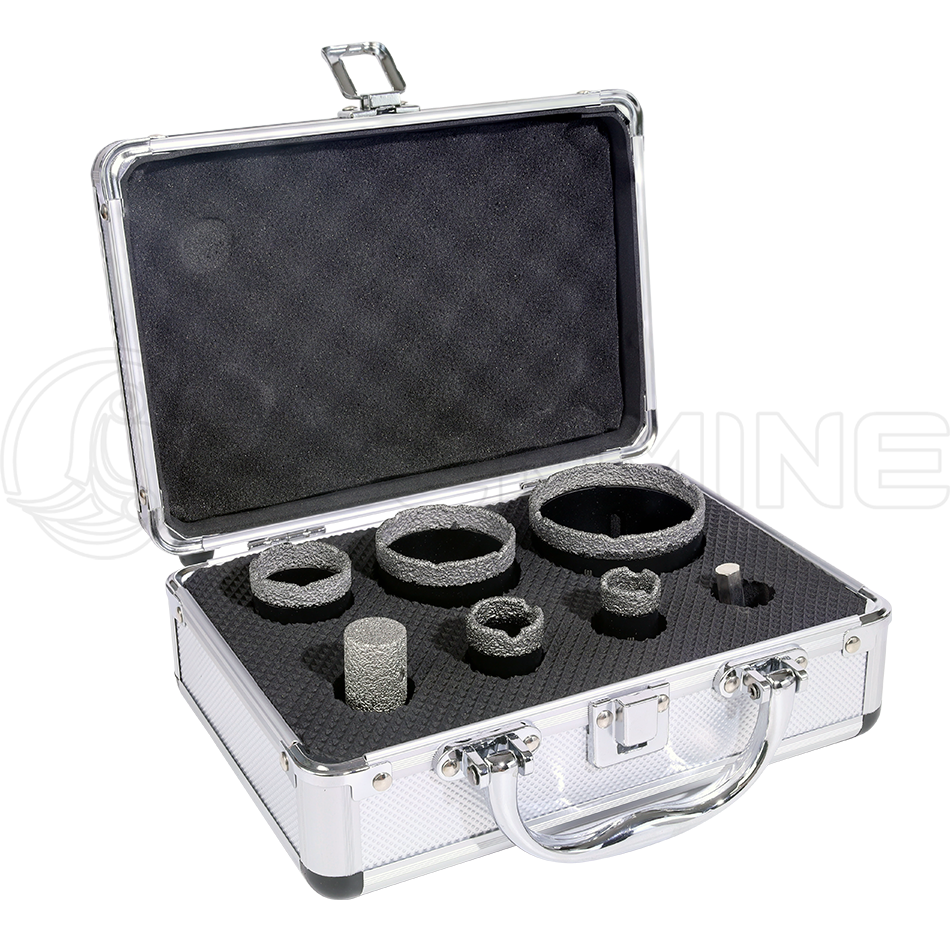 Vacuum Brazed Diamond Core Drill Bit Set D52065YD 5 Vacuum Brazed Diamond Core Drill Bit Set D52065YD - Image 2