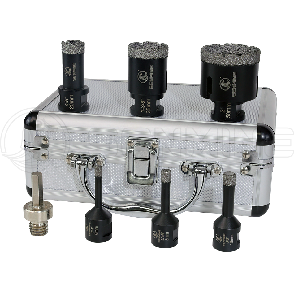 Vacuum Brazed Diamond Core Drill Bit Set D6650Z 8 Vacuum Brazed Diamond Core Drill Bit Set D6650Z - Image 5