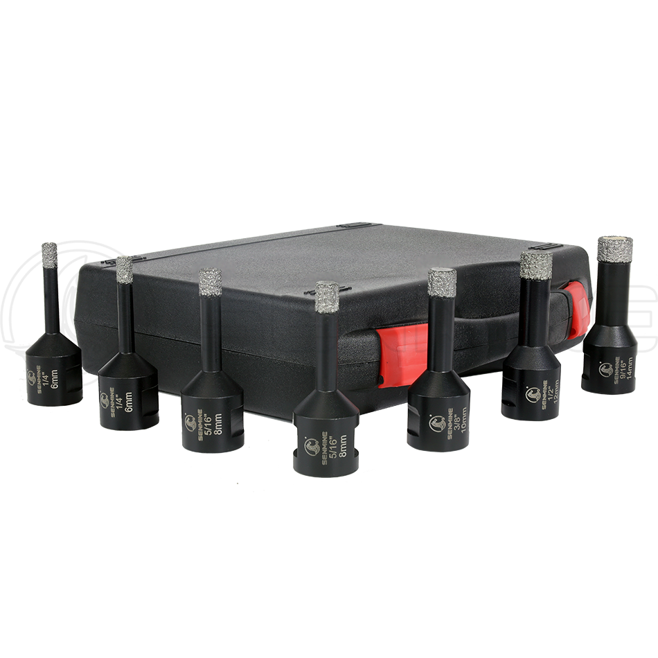 Vacuum Brazed Diamond Core Drill Bit Set D7614 8 Vacuum Brazed Diamond Core Drill Bit Set D7614 - Image 5