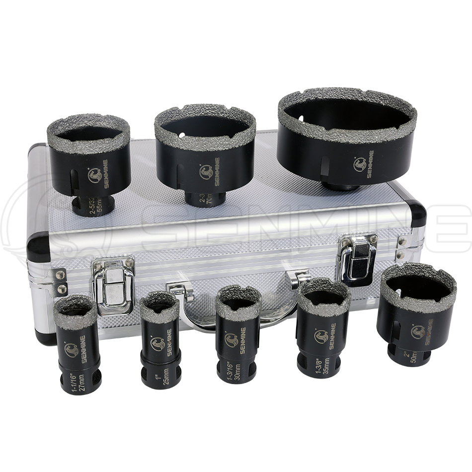 Vacuum Brazed Diamond Core Drill Bit Set D825100 8 Vacuum Brazed Diamond Core Drill Bit Set D825100 - Image 5