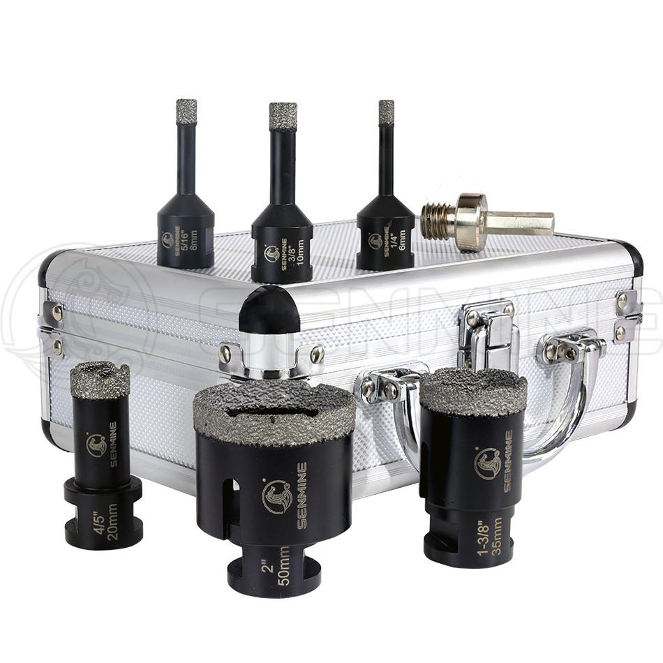 Vacuum Brazed Diamond Core Drill Bit Set D6650Z 7 Vacuum Brazed Diamond Core Drill Bit Set D6650Z - Image 4