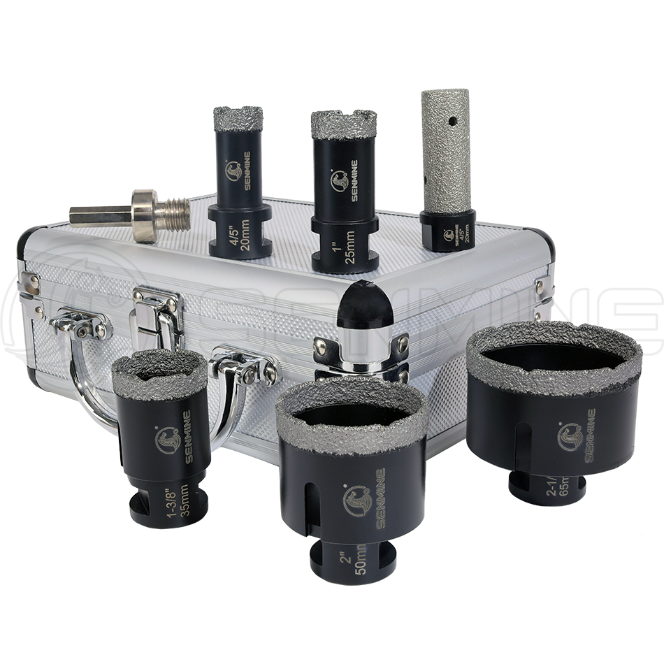Vacuum Brazed Diamond Core Drill Bit Set D52065YD 7 Vacuum Brazed Diamond Core Drill Bit Set D52065YD - Image 4