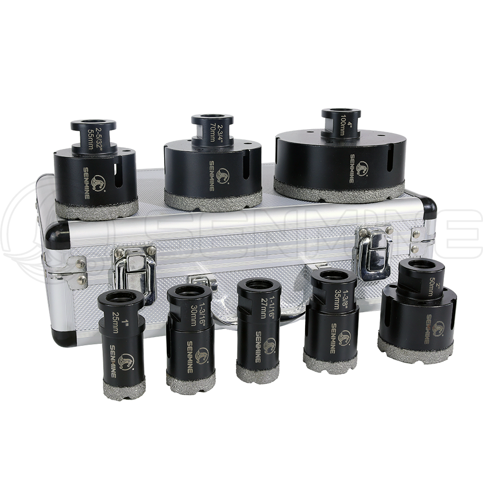 Vacuum Brazed Diamond Core Drill Bit Set D825100 6 Vacuum Brazed Diamond Core Drill Bit Set D825100 - Image 3