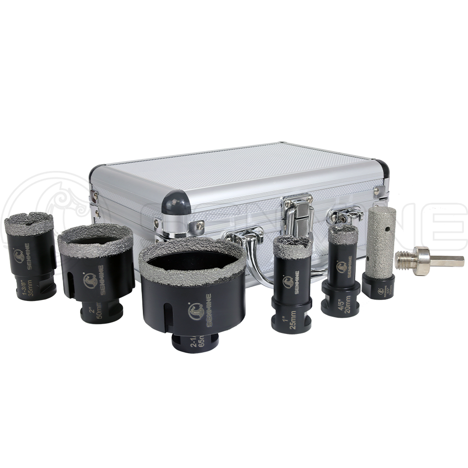 Vacuum Brazed Diamond Core Drill Bit Set D52065YD 6 Vacuum Brazed Diamond Core Drill Bit Set D52065YD - Image 3