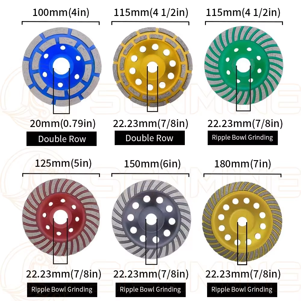 Diamond Grinding Wheel For Concrete Stone Granite Cup Wheel 7 Diamond Grinding Wheel For Concrete Stone Granite Cup Wheel - Image 4
