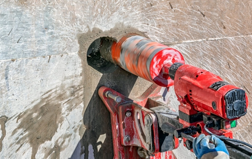 How to Drill Through Concrete With Rebar