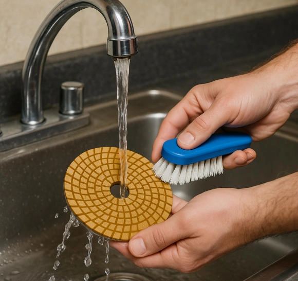 How to Clean Diamond Polishing Pads 6 clean diamond polishing pad