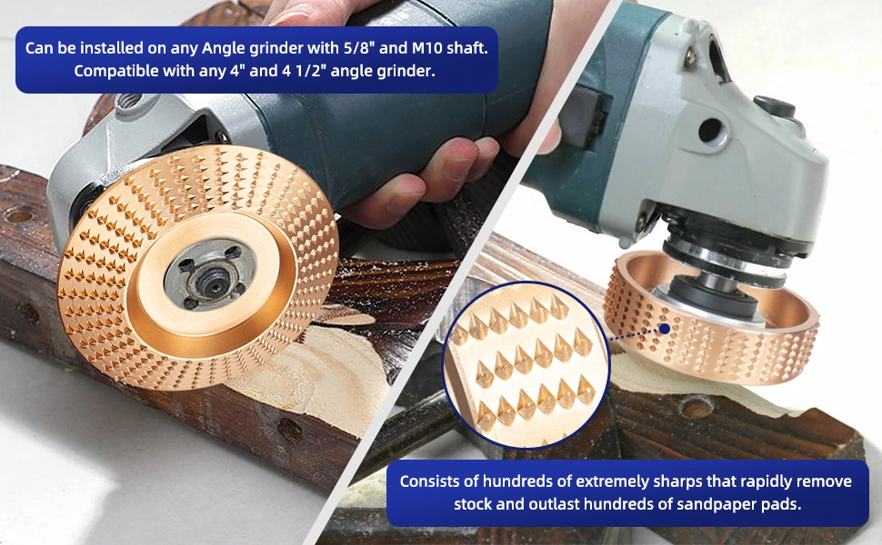 Wood Carving Disc Angle Grinder Shaping Blade Accessories Refurbished Cutting Disc 10 photobank 18
