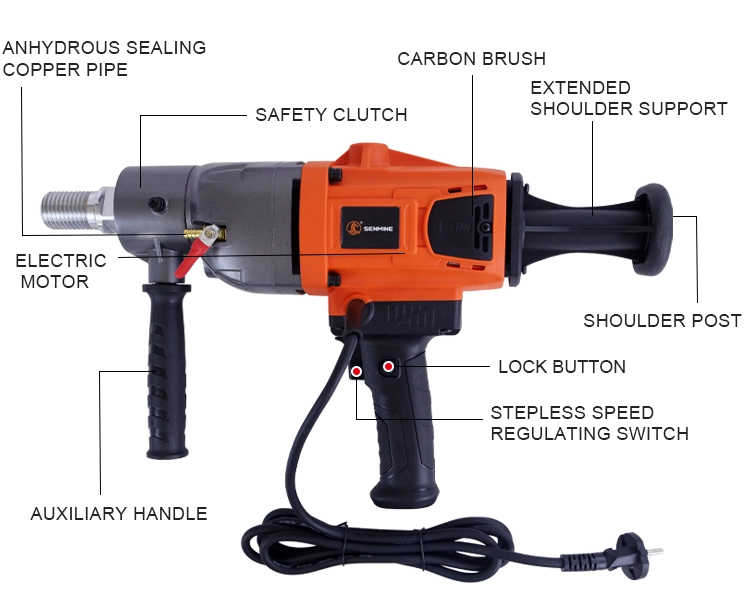 Concrete Cutting Hand Held Diamond Core Drill Machine 7 shouchishuizuanji