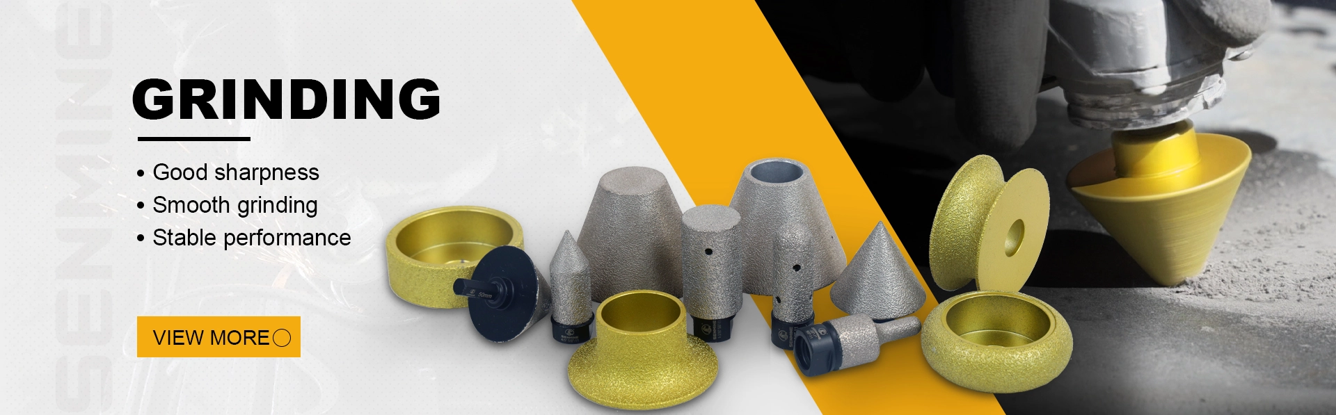 Cone Shaped Drill Bit Tile Marble Ceramic Enlarge Hole Saw Drilling Crown Angle Grinder Tool M14 Diamond Chamfer Bit Milling Bit 8 yanmobangdaojiaoqi